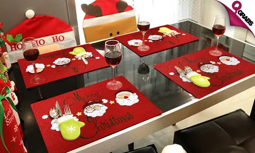 Christmas Themed Table Mats & Runners!